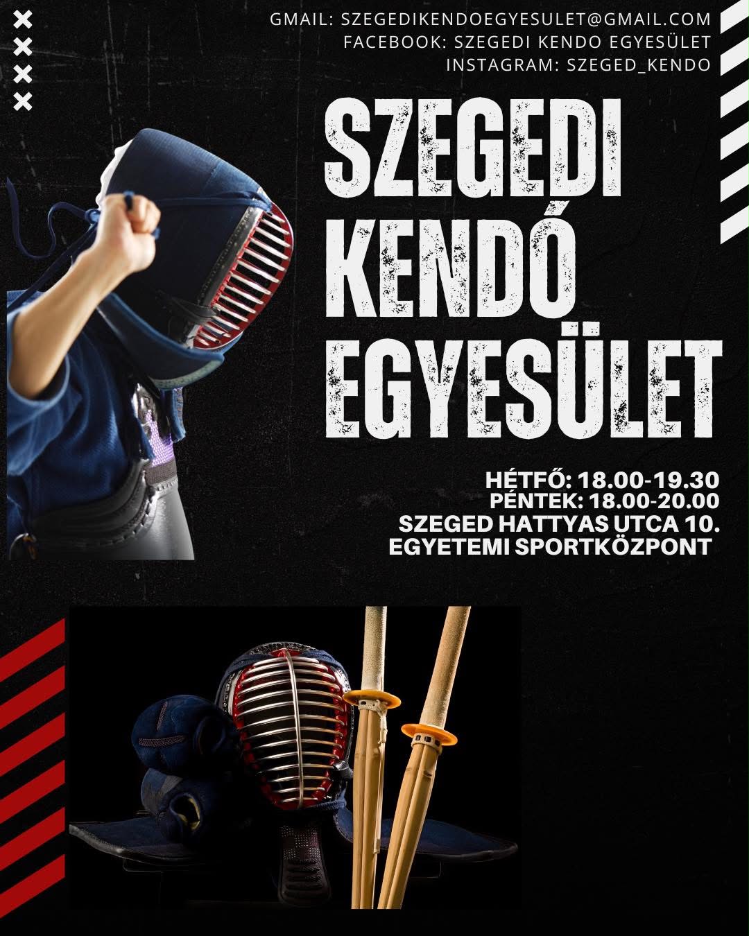 Szeged Kendo Association promotional poster